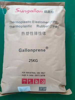 ISO9001 Clear Thermoplastic Rubber TPR Plastic Material SEBS 0 Shore OO~35 Shore A