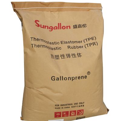 سلسلة Sungallon GP100 مواد خام TPE واضحة مرنة الحرارة في شكل حبيبات