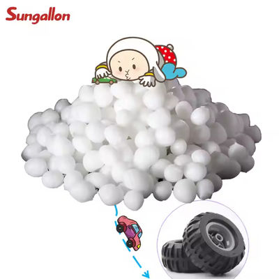 Sungallon TPR Plastic Material TPE Elastomer Material Granules Durable Rubber Toy Tire Injection Molding Grade