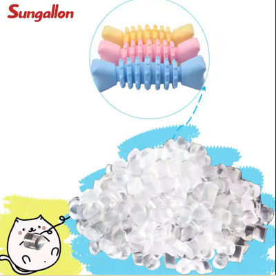 TPE Funny Dog Training Chew Treats Pet Rubber Toys with Teeth Economical TPR Plastic Material