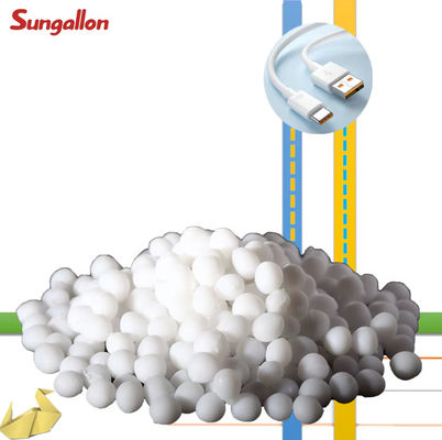 Flame-Retardant TPE Granules for Smartphone Chargers Audio Cables & Industrial Wiring Durable Cable Sheath Material