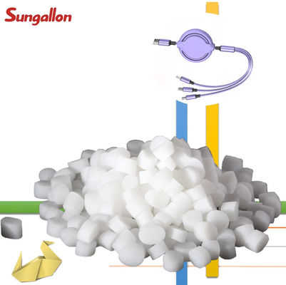 Flame-Retardant TPE Granules for Smartphone Chargers Audio Cables & Industrial Wiring Durable Cable Sheath Material