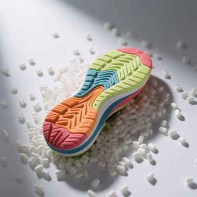 Custom Hardness & Color Recyclable TPE Granules High Tensile Elastic for Shoe Soles for Footwear