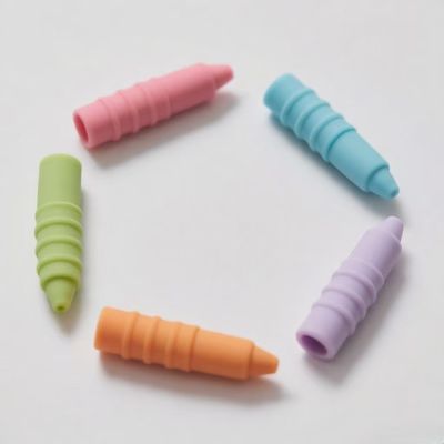 Ergonomic TPE for Soft Touch Pen Grip Manufacturing Customizable 10A-95A Hardness and Color