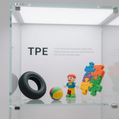 High Elasticity TPE TPR Rubber Plastic Raw Material Granules for Toy Car Tires and Toy Making