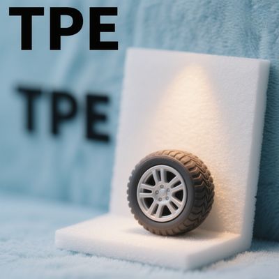 High Elasticity TPE TPR Rubber Plastic Raw Material Granules for Toy Car Tires and Toy Making