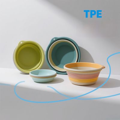 Eco-Friendly Custom Hardness TPE TPR Pellets for Foldable Containers
