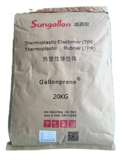 Biały nieprzezroczyste elastomer termoplastyczny surowiec TPE Elastomer do produkcji koła rycynowego