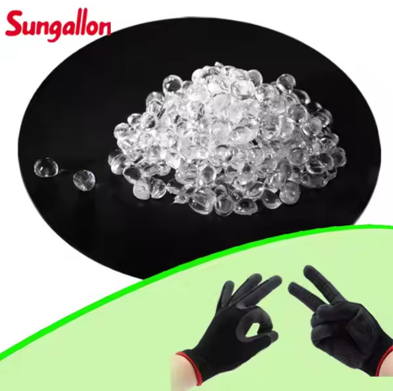 سلسلة Sungallon GP100 مواد خام TPE واضحة مرنة الحرارة في شكل حبيبات