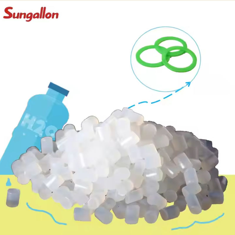 Thermoplastic Elastomer Granules Raw Material for Water Contact Accessories  Soft Rubber Gasket