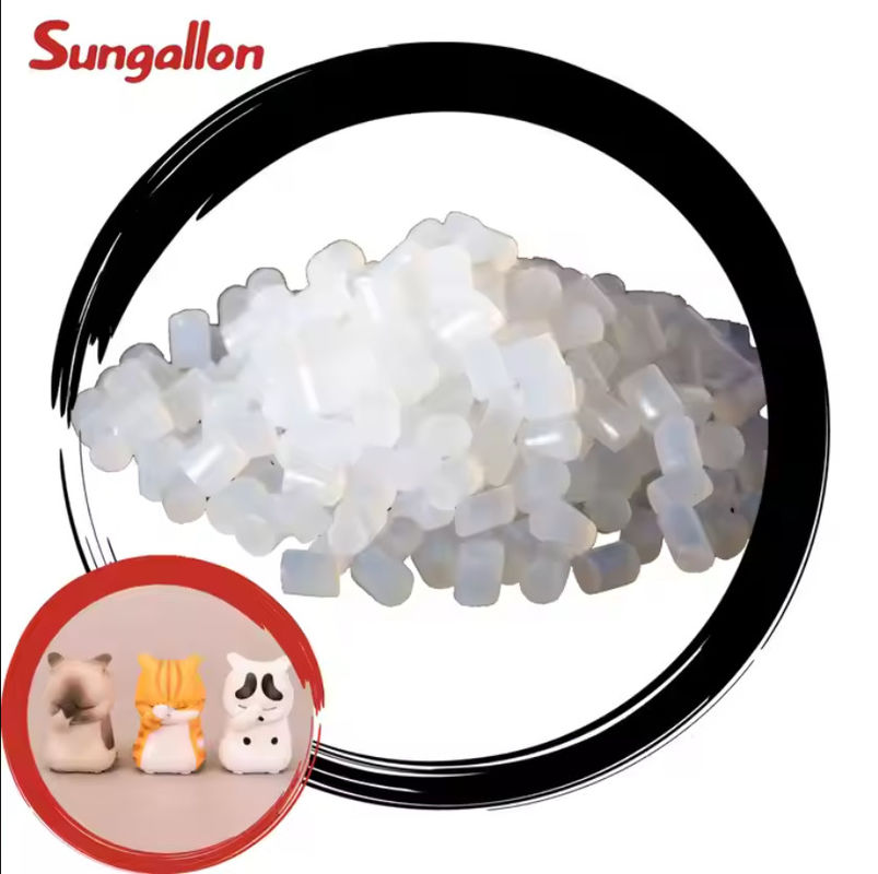 Thermoplastic Rubber TPE TPR Granules Raw Material Sungallon GP410 Series for Toy Figurines