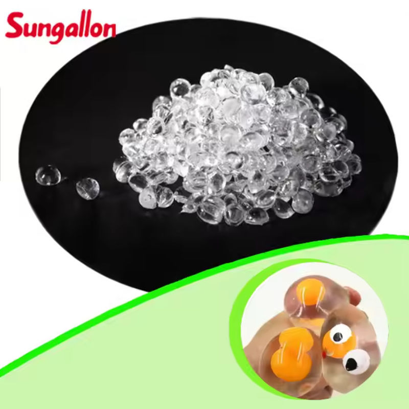 Thermoplastic Elastomer (TPE) TPR Plastic Material for Pet Chew &amp; Squeak Toys Colorful Granules for Injection Molding