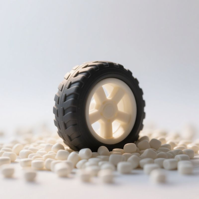 High Elasticity TPE TPR Rubber Plastic Raw Material Granules for Toy Car Tires and Toy Making