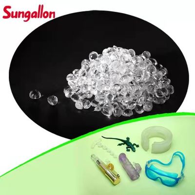ISO9001 Przejrzysty gumowy termoplast TPR Materiał plastikowy SEBS 0 Brzeg OO~35 Brzeg A